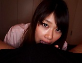 Yui Asakaro gives steamy blowjob and is smashed picture 11