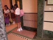 Cute schoolgirl banged in steamy fuck