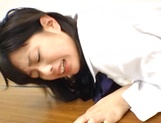 Mischievous schoolgirl Nana Nanami rides dick of her teacher picture 111