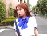 Karen Ichinose, Asian schoolgirl banged by an older guy