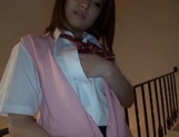 Beautiful Asian schoolgirl Ryouka Asakura gets fucked hard in her bed picture 24