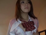 Beautiful Asian schoolgirl Ryouka Asakura gets fucked hard in her bed picture 25