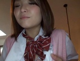 Beautiful Asian schoolgirl Ryouka Asakura gets fucked hard in her bed picture 28