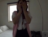 Beautiful Asian schoolgirl Ryouka Asakura gets fucked hard in her bed picture 45