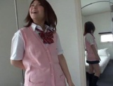Ryouka Asakura JP schoolgirl is into mmf threesomes