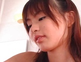Busty teen Hikaru Koto plays with a big cock in amazing ways picture 38