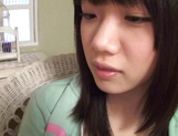 Ami Hyakutake, Asian teen tries big toy into her hairy cunt