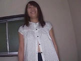 Hot young Japanese teen strips and takes it hard picture 11