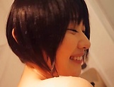 Pretty teen Haruki Karen stuns with a hot shower masturbation picture 17