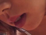 Lovely teen model Kanazawa Bunko blows cock ad rides on it hard