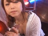 Cum-thirsty cutie Akiho Yoshizawa gives nice blow on Asian pov picture 25