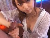 Cum-thirsty cutie Akiho Yoshizawa gives nice blow on Asian pov picture 26