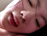 Cum on face for sensual Japanese hottie Maya Kawamura picture 109