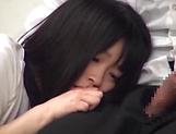 Sensual Asian cutie Hibiki Aimi nasty sucking dick picture 122