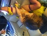 Risa Tuskino Hot Asian doll gets her pussy poked in the car picture 42
