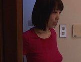 Harura Mori gives a long sensual tit fuck
