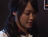 Hot schoolgirl Ai Yuzuki gives a sizzling blowjob