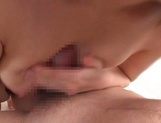 Asian chick Yuri Sato gets hot pov tit fuck after a blowjob picture 30