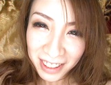 Japanese babe Anje Hoshi in nasty bukkake porn scenes picture 30