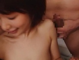 Brave Japanese chick with tiny tits Nanami Kawakami enjoys bukkake picture 65