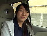 Houtsuki Haruna giving head in a car picture 2