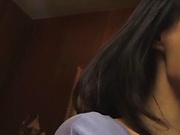 Alluring Asian mature gives satisfying head