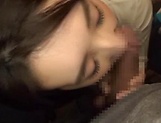 Japanese chick plays with  a stiff shlong picture 13
