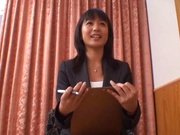 Nana Nanami hot Asian office lady gives amazing blowjob