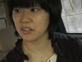 Amazing Japanese gives oral in the car outside picture 13
