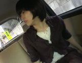 Amazing Japanese gives oral in the car outside picture 16