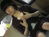 Amazing Japanese gives oral in the car outside picture 17