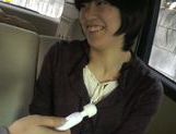 Amazing Japanese gives oral in the car outside picture 18