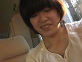 Amazing Japanese gives oral in the car outside picture 80