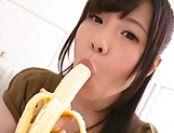 Natsu Kimino makes a due get a messy cumshot picture 7
