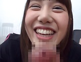 Ebina Rina showing her amazing blowjob s picture 59