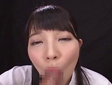 Ai Uehara and Karen Haruki blow a cock brilliantly picture 55