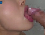 Incredibly fine Asian bimbo gives satisfying head picture 22