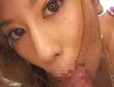 Hikari Kirishma, naughty Asian babe gives amateur blowjob picture 22