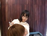 Hot milf Kawai Mayu has her shaved pussy smashed. picture 11