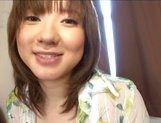 Ozawa Arisu is a naughty Asian teen in some solo pussy play picture 14