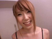 Amateur babe Hatano Yui made to suck cock in the bathroom