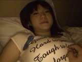Ozawa Arisu big boobed Asian teen enjoys a vibrator in her pussy picture 12