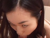 Asian teen with huge tits sucks and gets a hot tit fuck picture 14