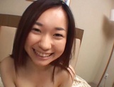 Arousing Japanese teen with big tits gives awesome tit fuck