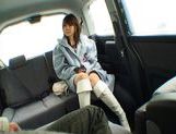 Nana Ayase Asian doll has hot car sex