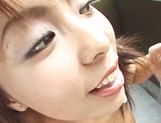 Naughty Asian babe, Minami Aikawa, in outdoor oral sex picture 45