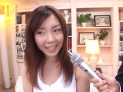 Enticing Asian milf Maki Mizusawa gives blowjob, gets cock ride