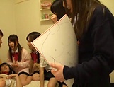 Japanese schoolgirls gone wild on strong cock picture 113