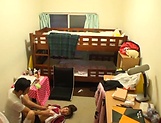 Amateur gangbang porn show with horny Asian schoolgirls picture 183