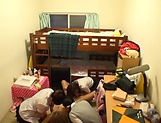 Amateur gangbang porn show with horny Asian schoolgirls picture 192